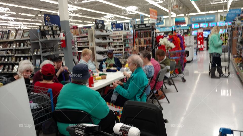 ladies of Walmart crochet