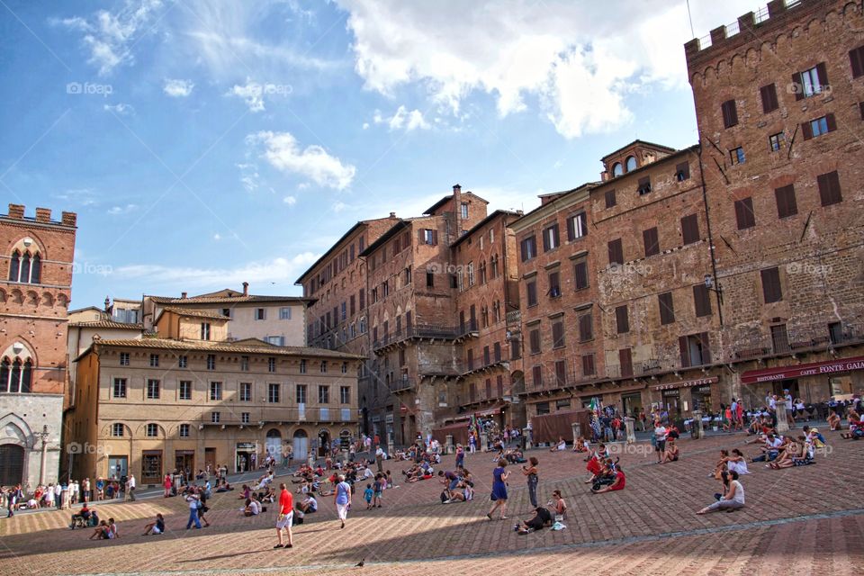 Piazza del campo . Piazza del campo 