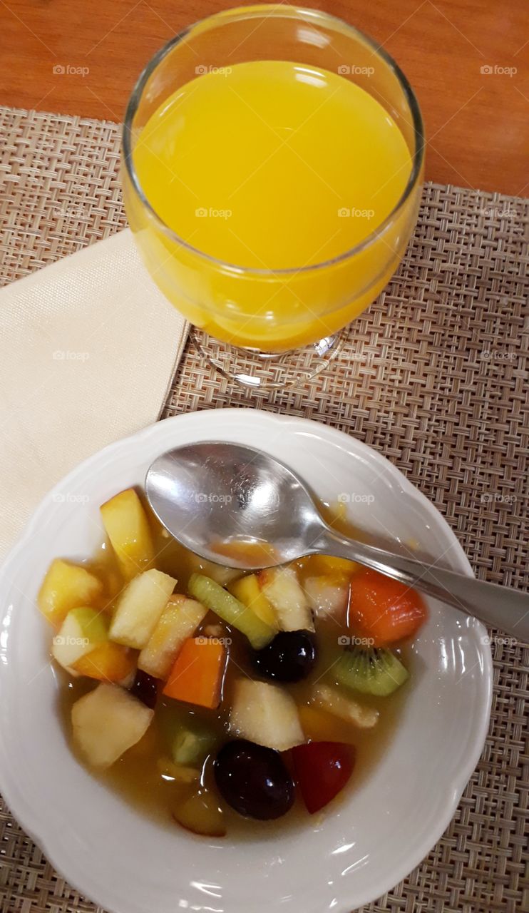 frutas desayuno comida
