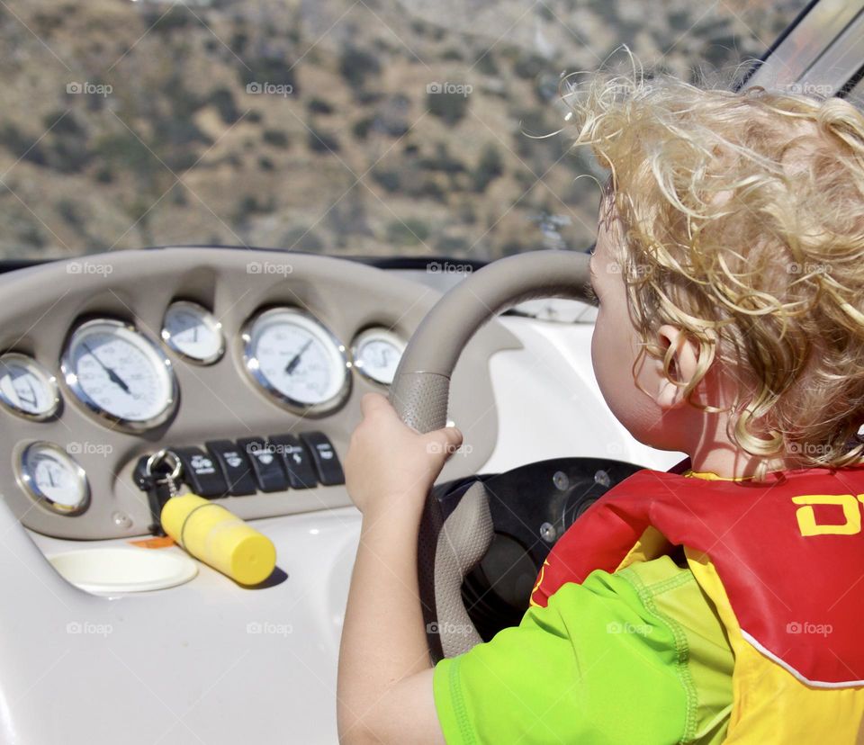 Driving the Boat With Help Of Course…