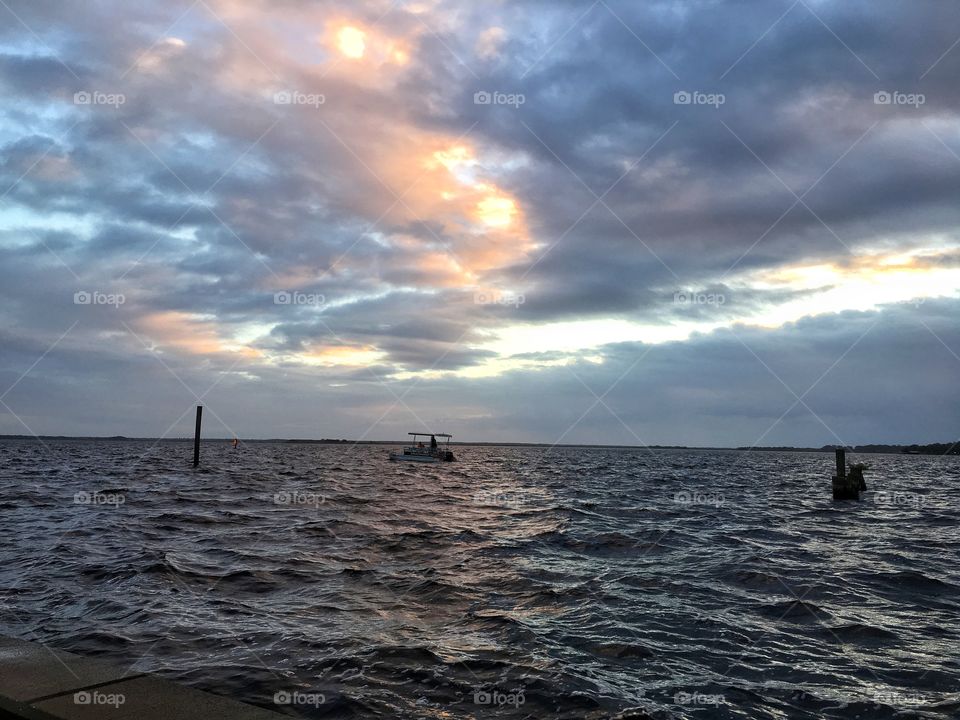 Sea, Water, Sunset, Ocean, Beach