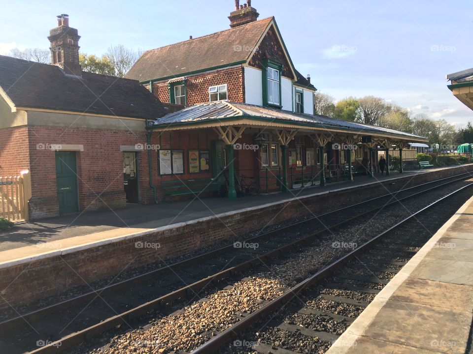 Kingscote station on the bluebell railway 