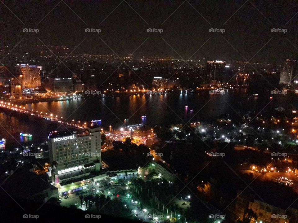 Cairo and the Nile.