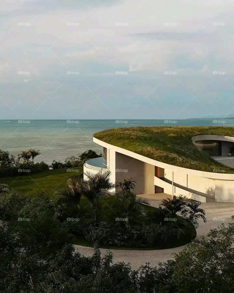 Glory be to God, the magnificent and picturesque view and the natural green trees are a view that is nothing more wonderful than it