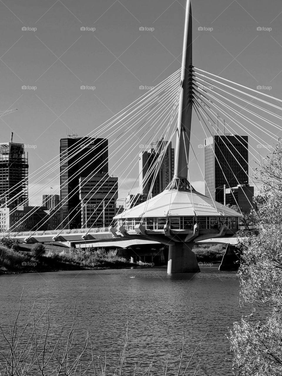 Esplanade Riel bridge Winnipeg