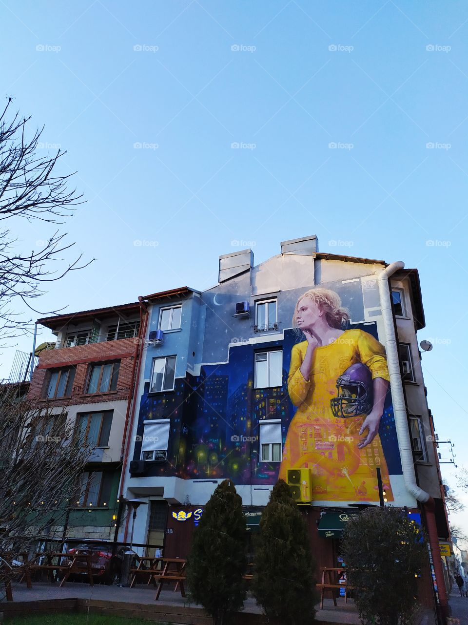 Block of Flats Graffitti Wall