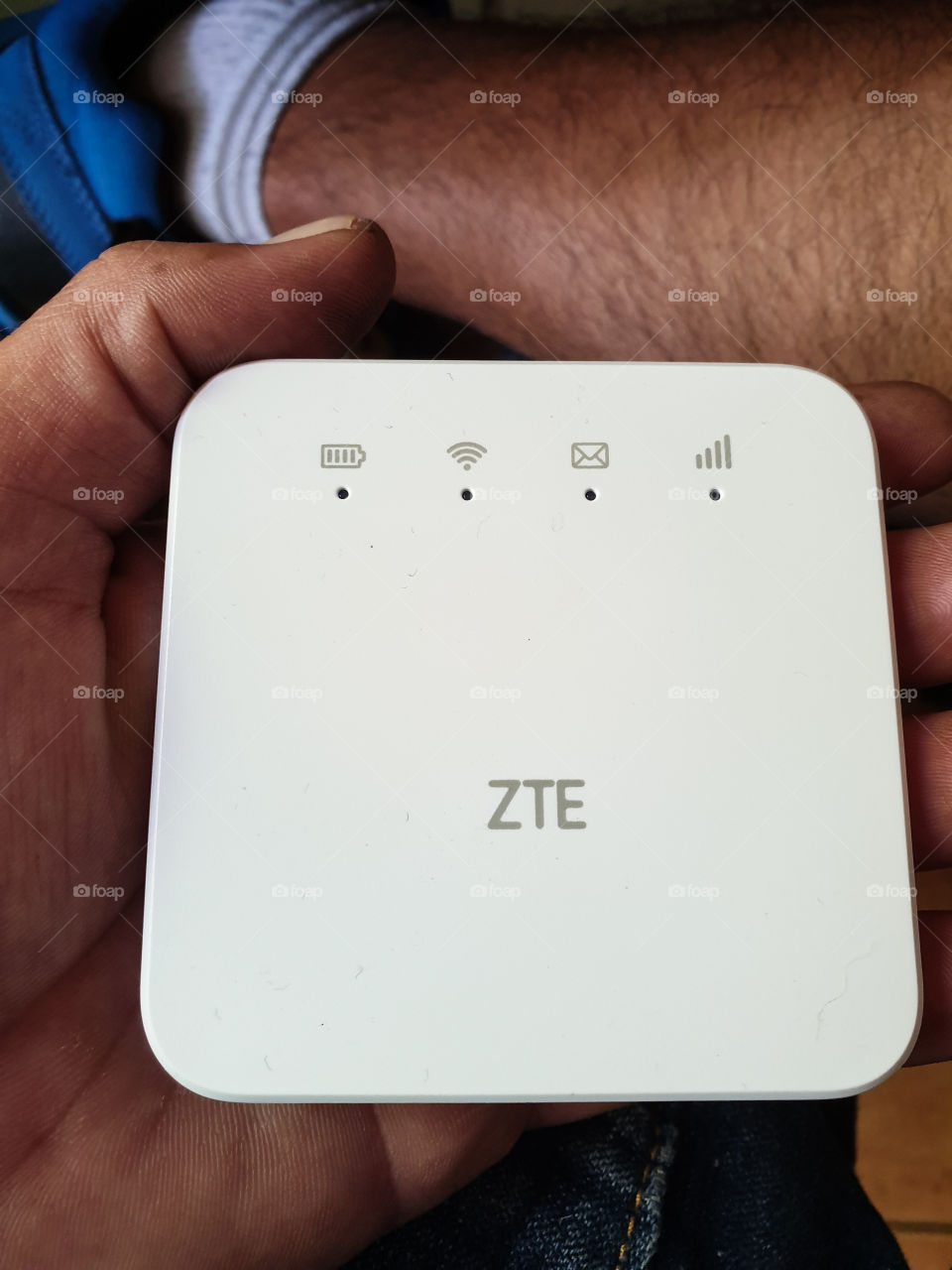 holding mobile wifi router