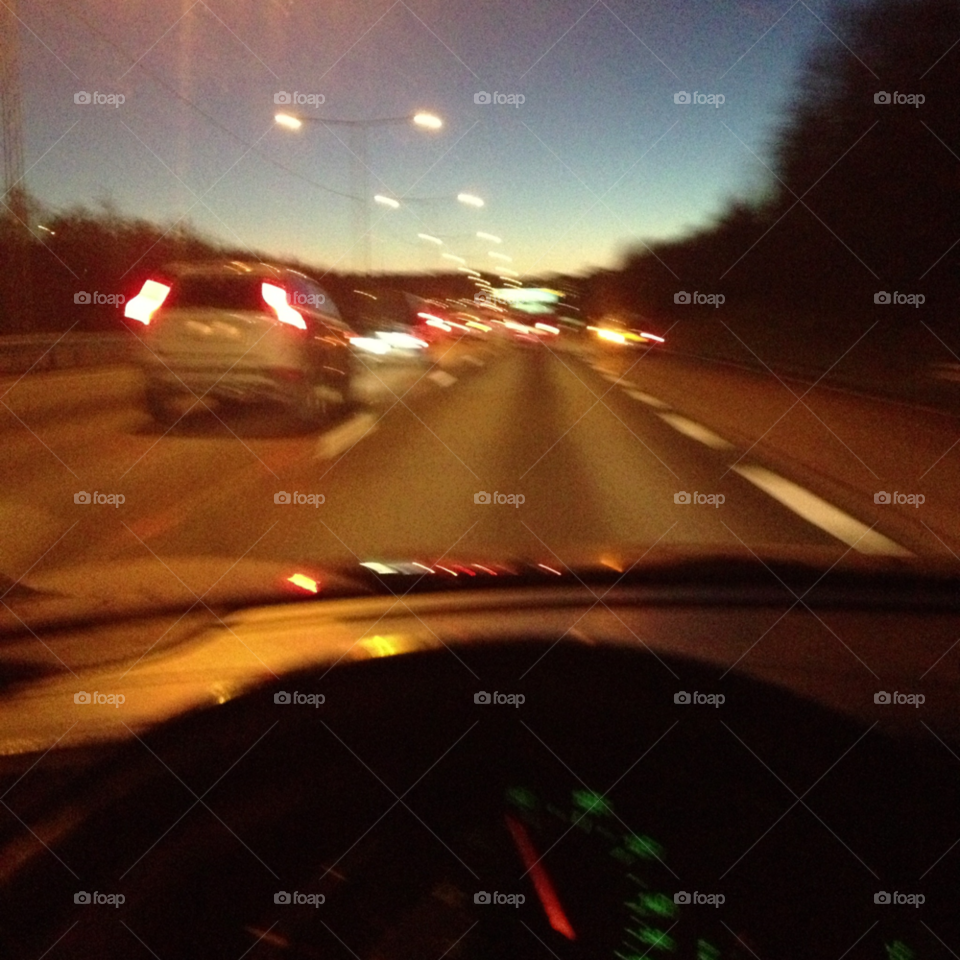 Blur, Road, Highway, Car, Hurry