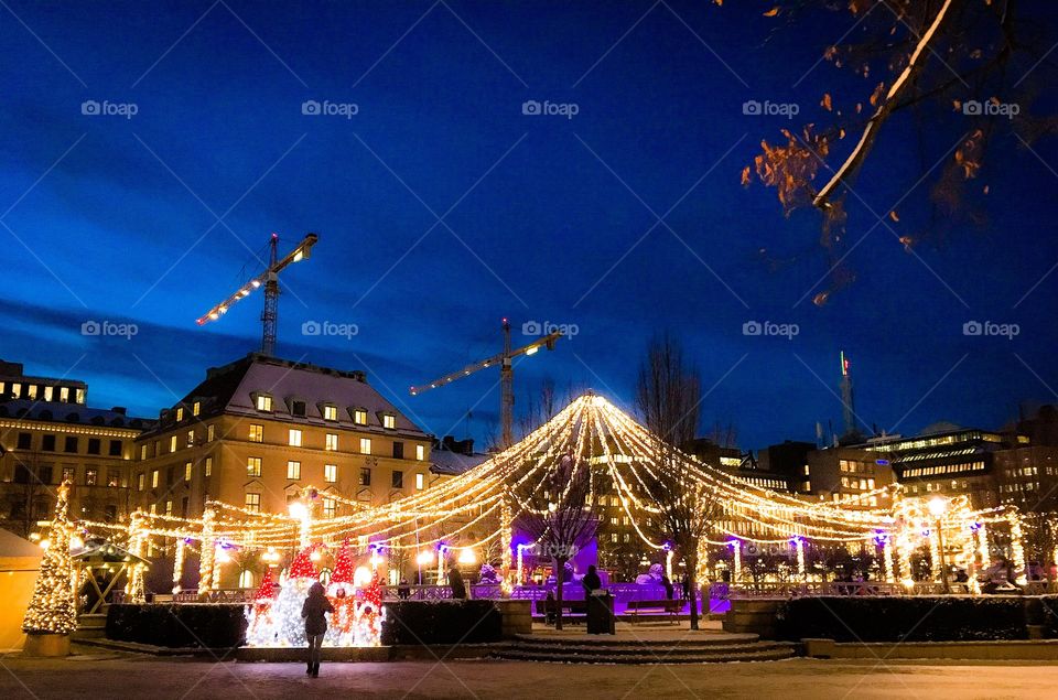 christmas lights stockholm