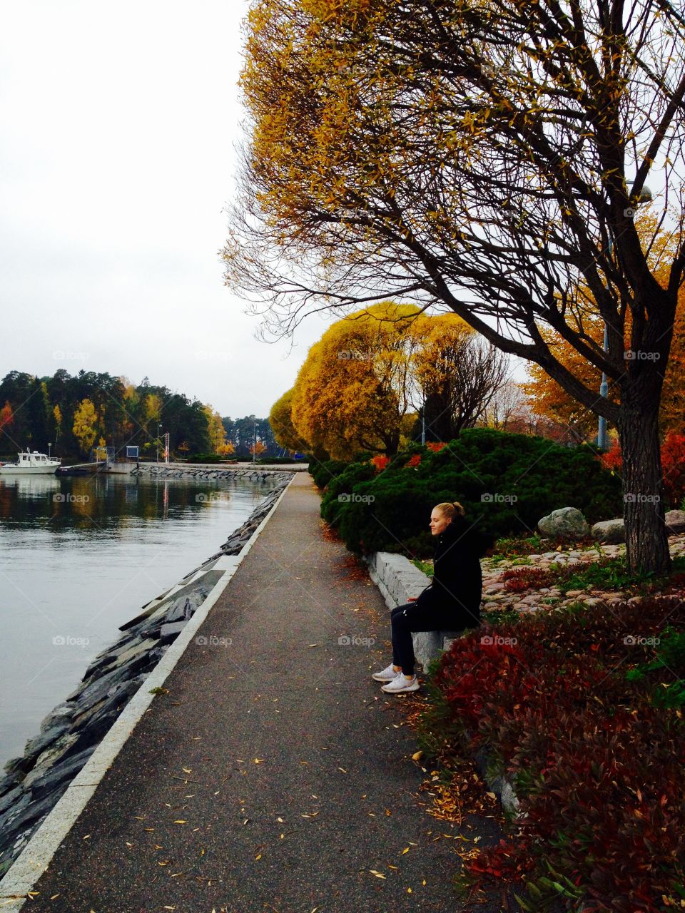 Falltime at Helsinki seaside