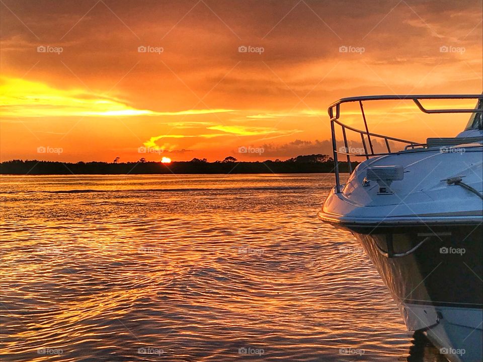 Sunset at Ponce Inlet