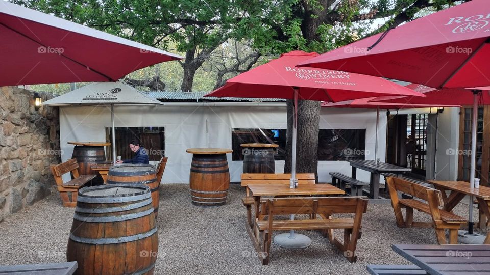 small restaurant in Colesberg the northern cape South Africa.