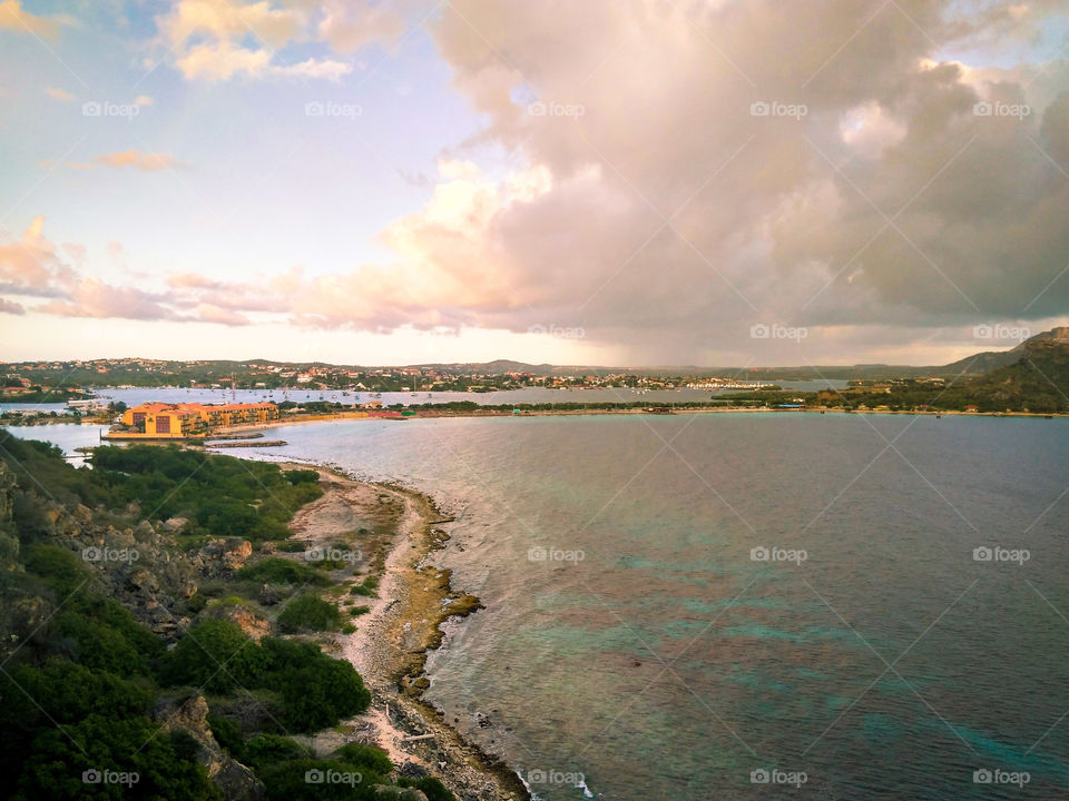 amazing view of the shoreline @ caracasbaai