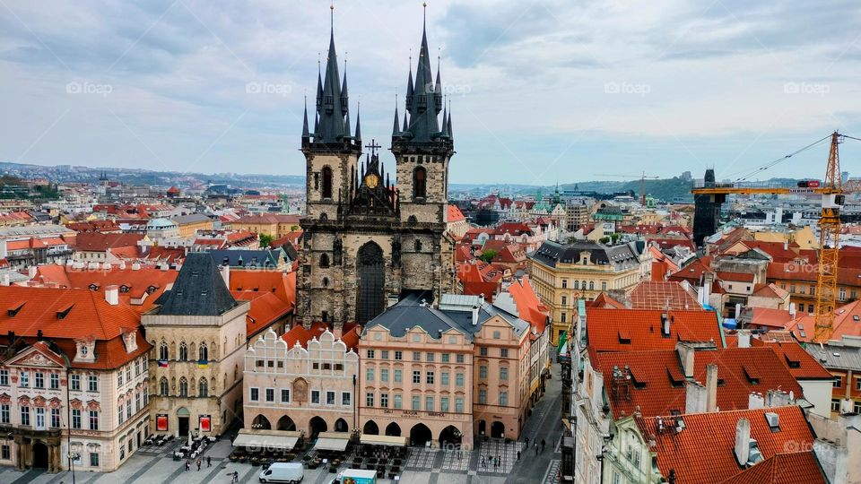 Old Town Clicked from 13th Century Tower