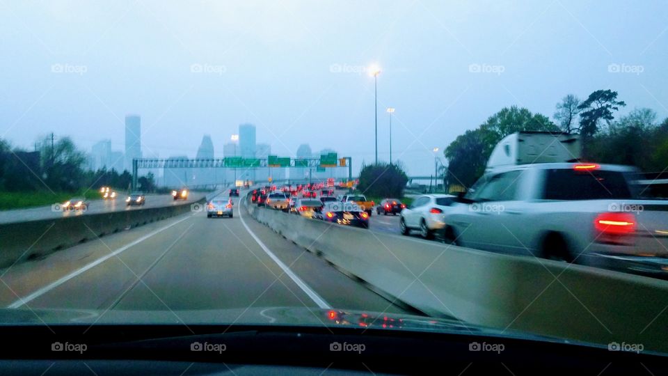 Morning Drive To Work