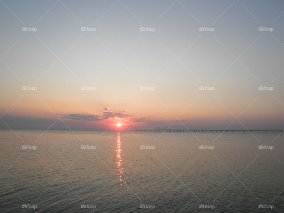 Sunset by Öresund