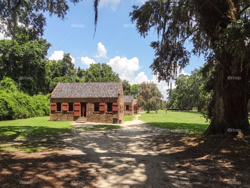 Brick Slave Cabins