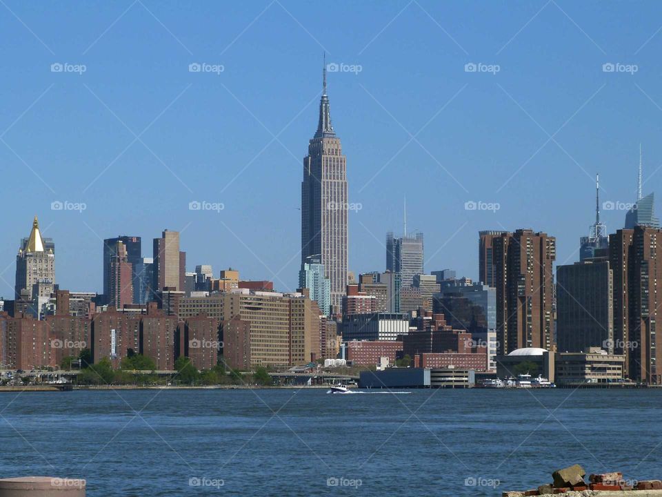 the city. the view from Brooklyn