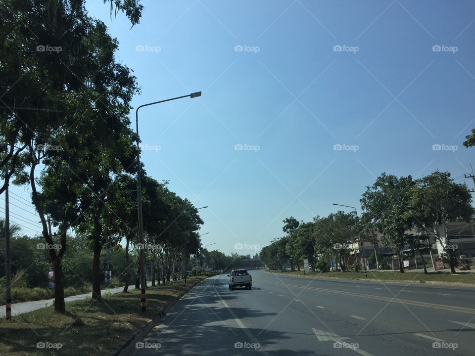 Road and sky 