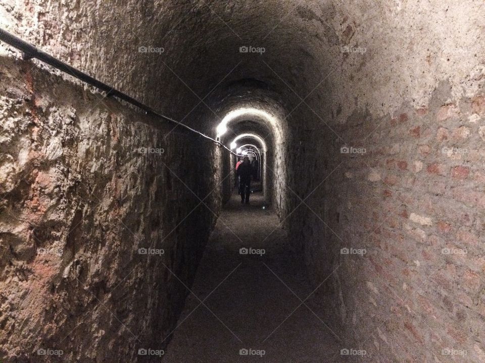 Tunnel in fortification