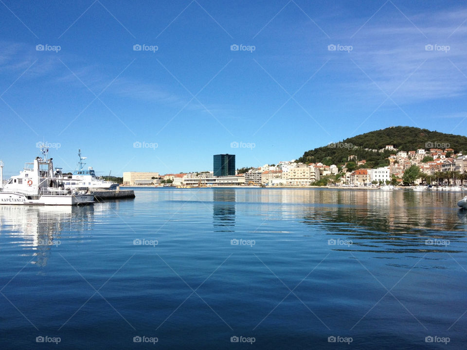 croatia harbour split by urbanart