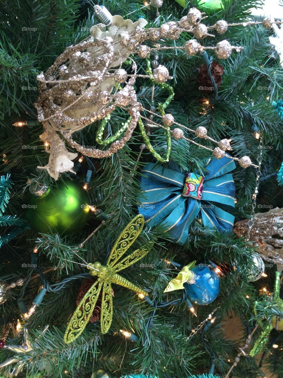 Turquoise Christmas Tree