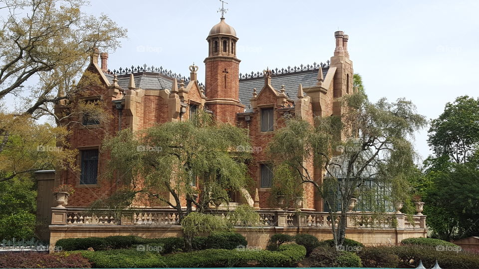 The Haunted Mansion in the Magic Kingdom at Walt Disney World.