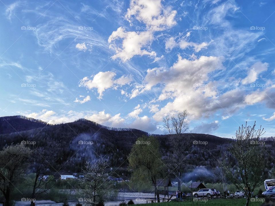 Decoration of the mountains