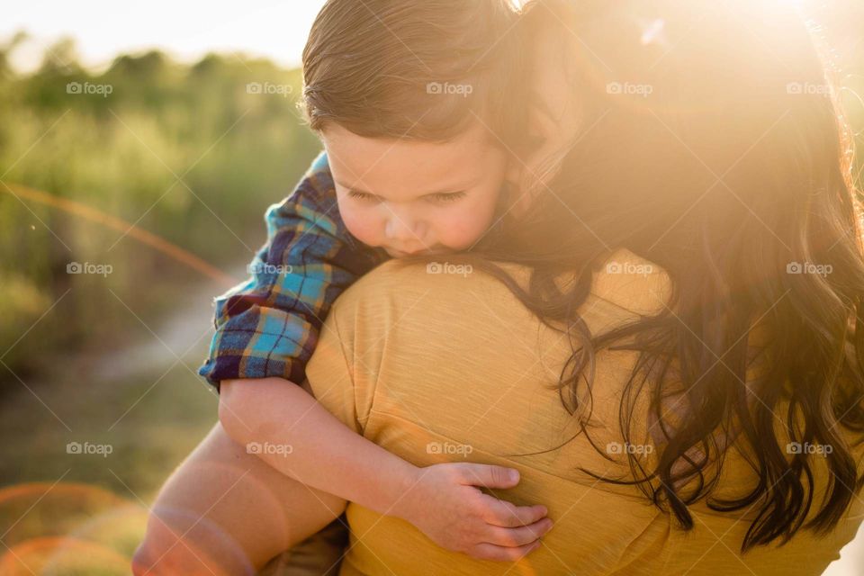 mom and child