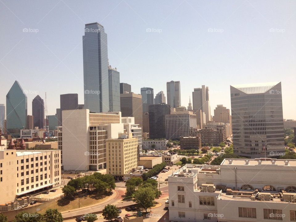 City of Dallas downtown