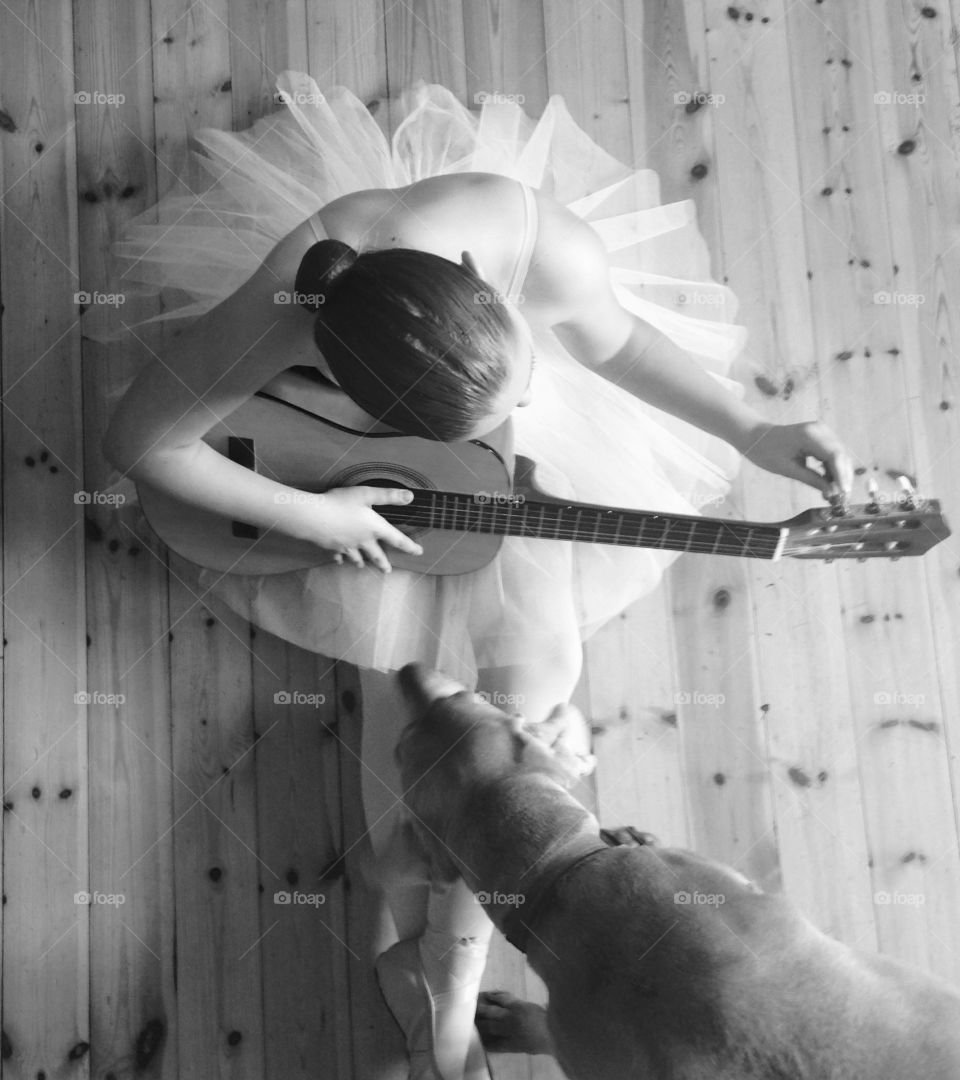 Ballet and dog