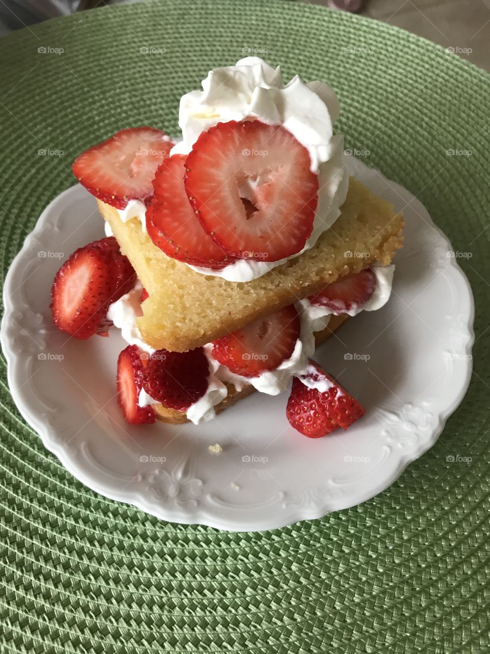 Perfectly imperfect strawberry shortcake 