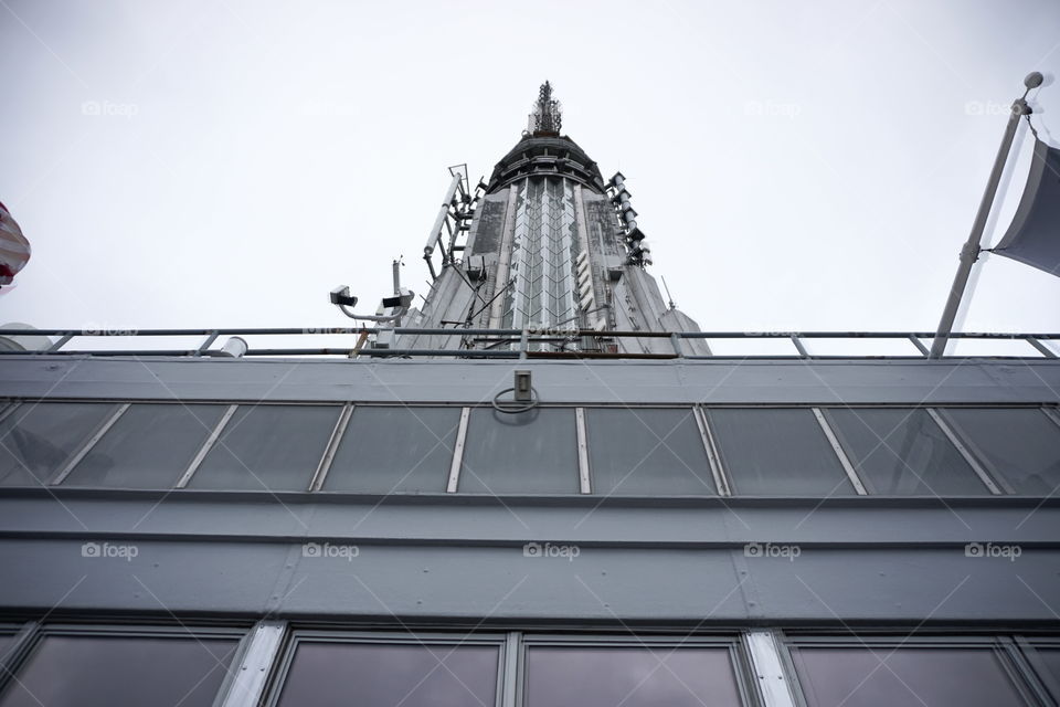 Top of Empire State antennas 
