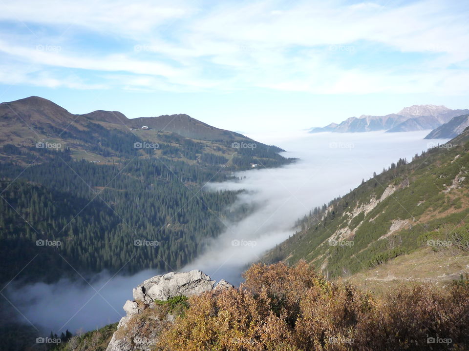 Above the clouds