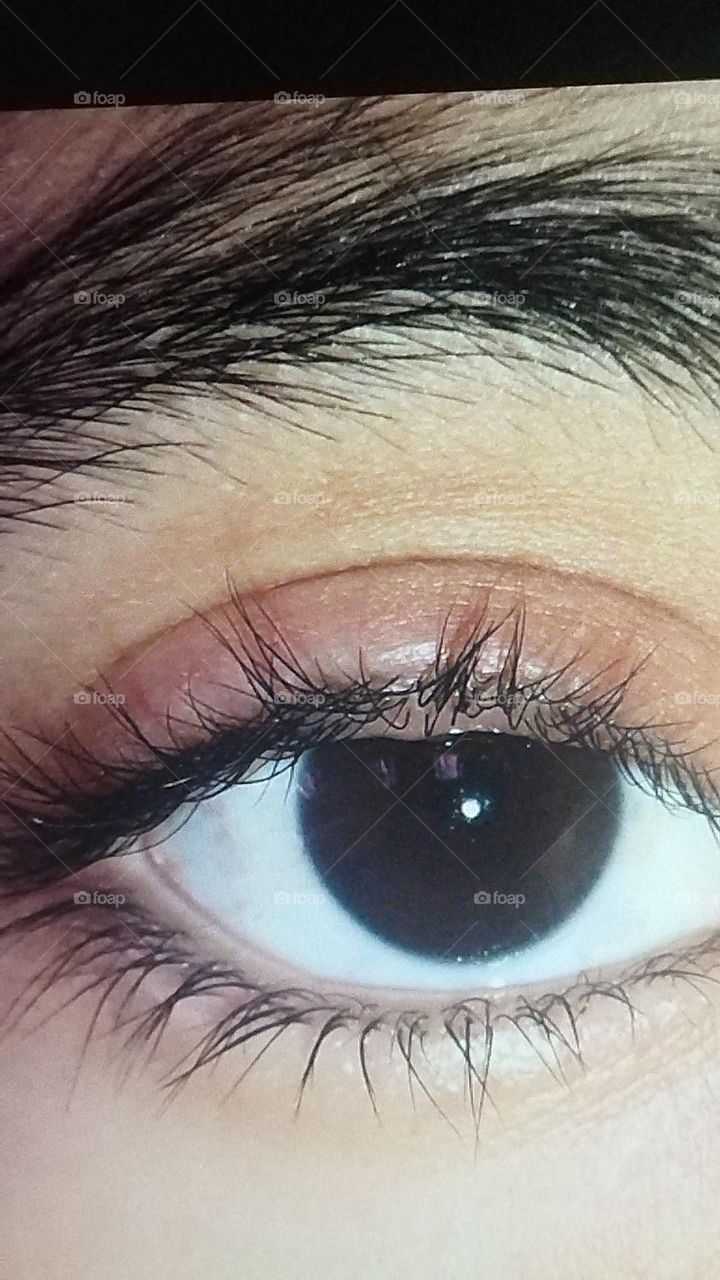 Beautiful brown eye.