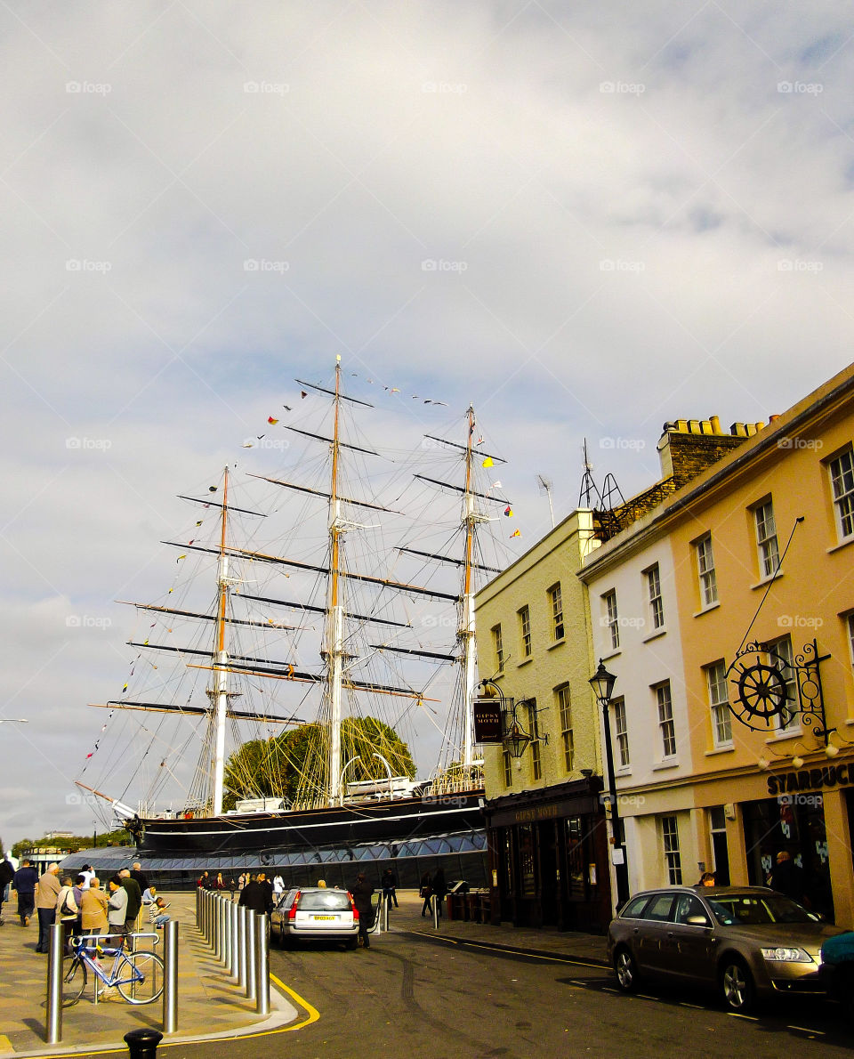 Masts over Greenwich