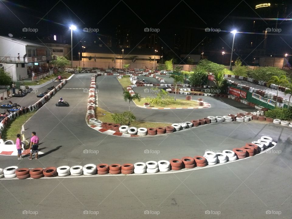 Go kart race track