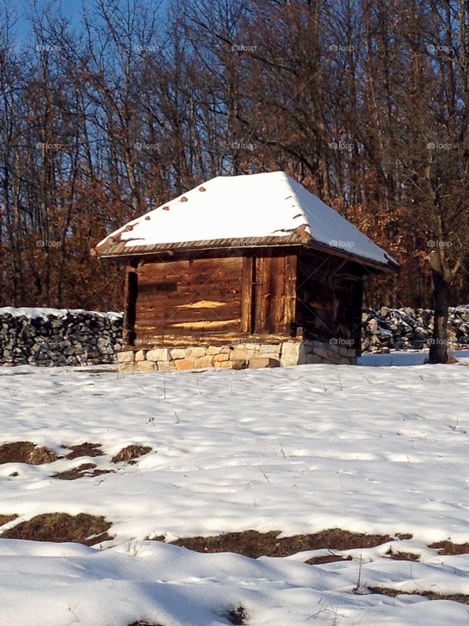 Old hous made of woods