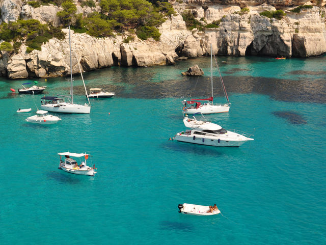 macarela harbor in Spanish Balearic island