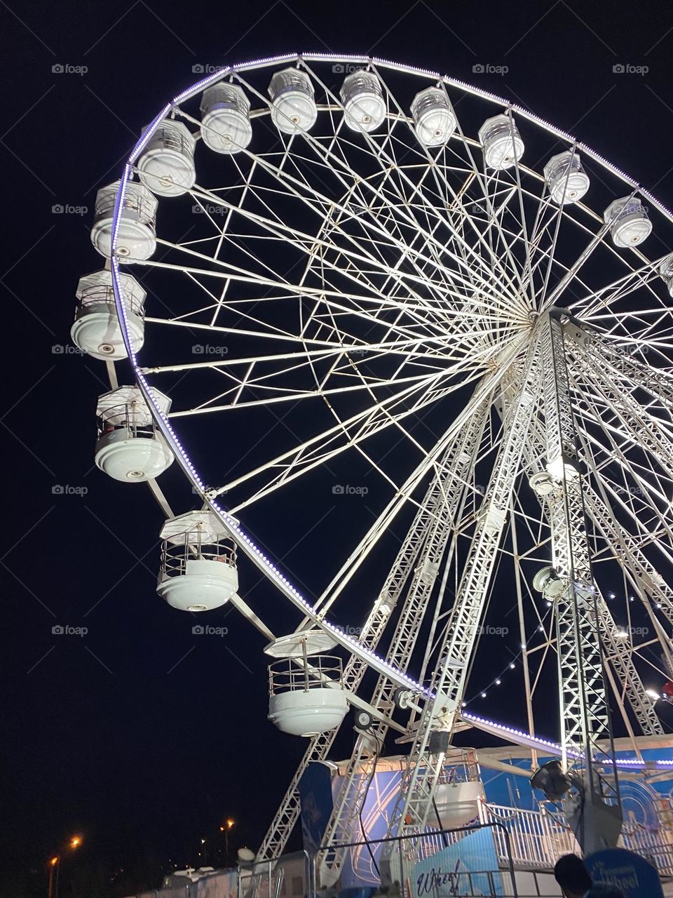 White Ferris Wheel