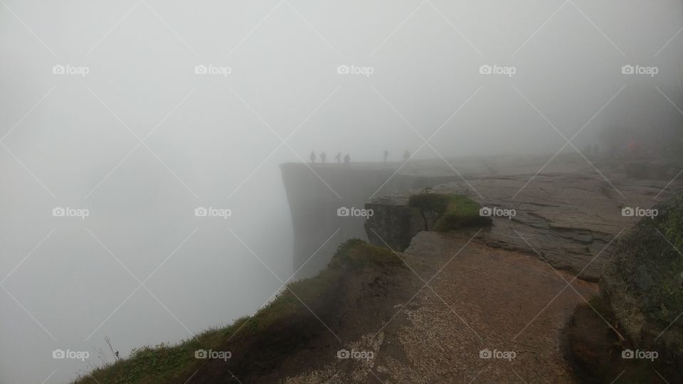 foggy Pulpit Rock