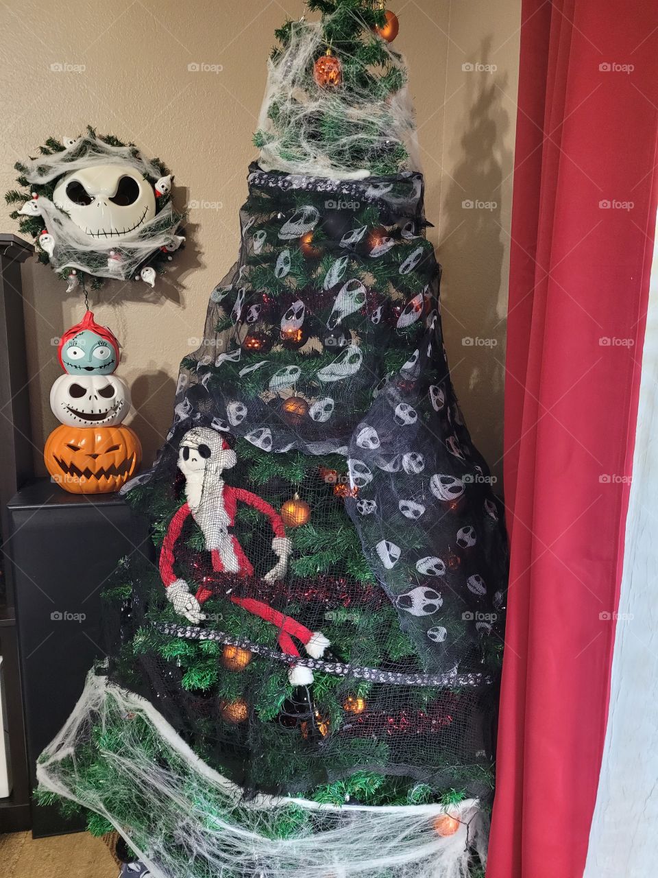 I love that I can decorate, with Nightmare Before Christmas for Halloween and Christmas.