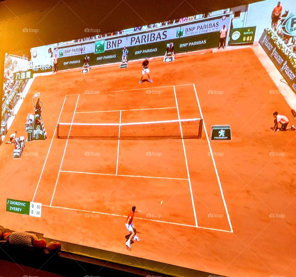 Shapes: Rectangle. tennis match score must be in the rectangle court.