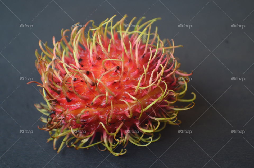 rambutan fruit nice view