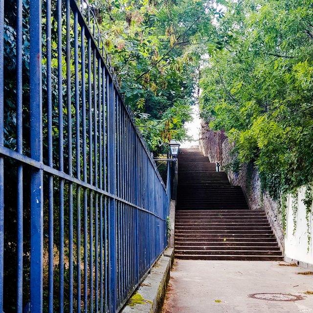 Stairs in Saint Etienne in France