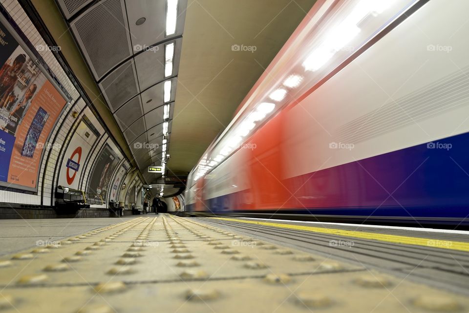 Emptiness in the London Tube