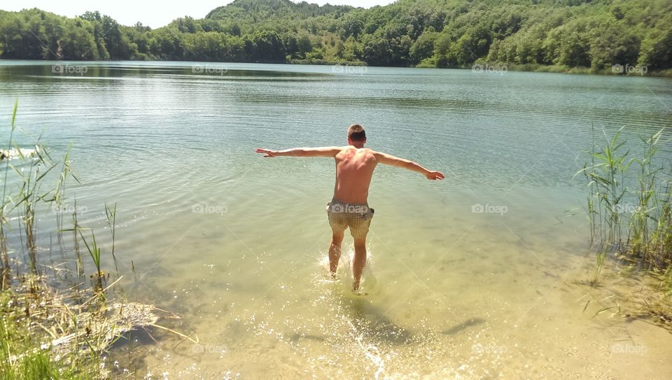 jump to Lake . just summer