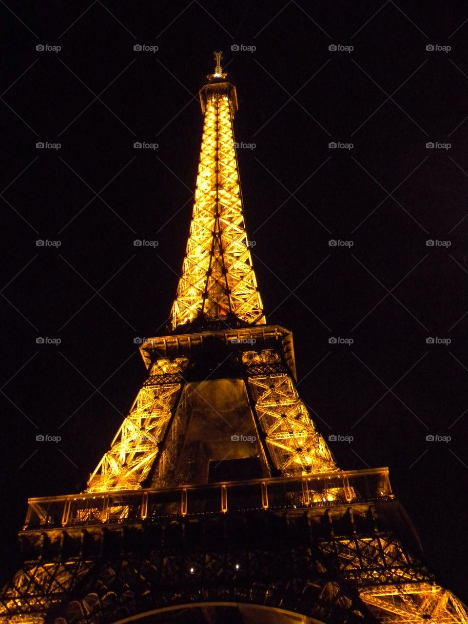 Eiffel Tower night 