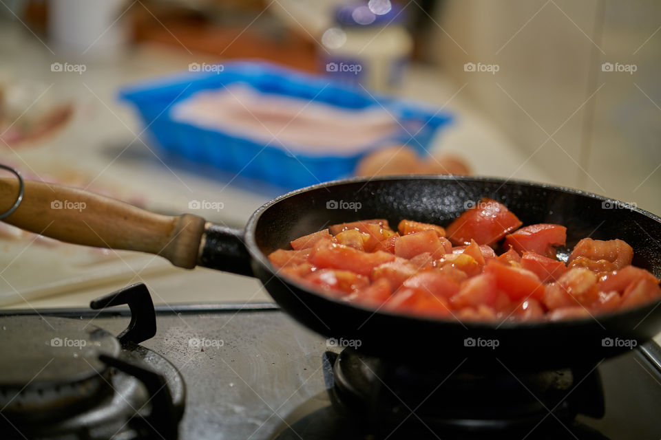 Cooking food