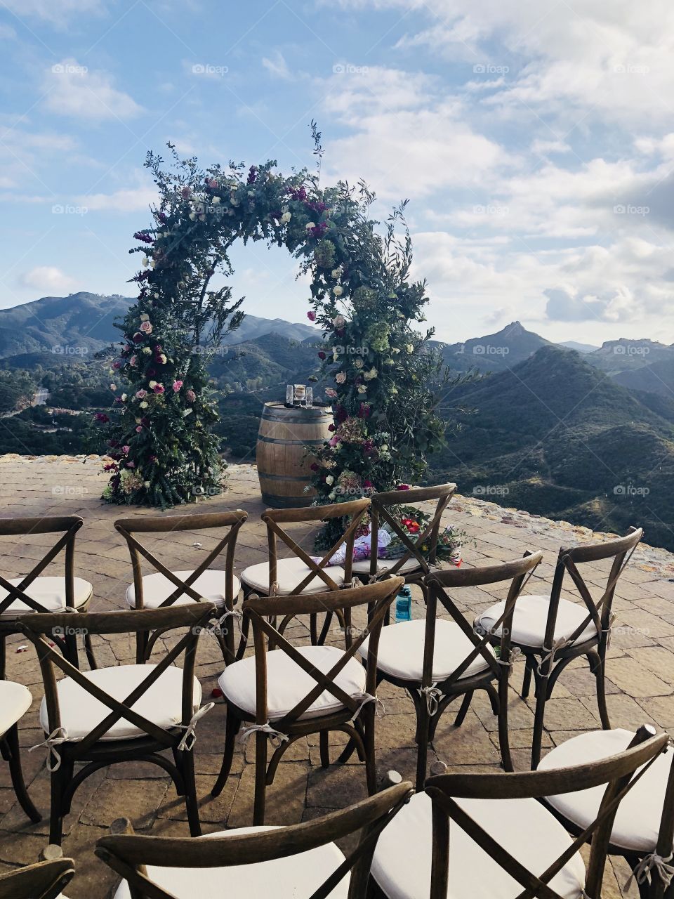 Wedding by Mountains